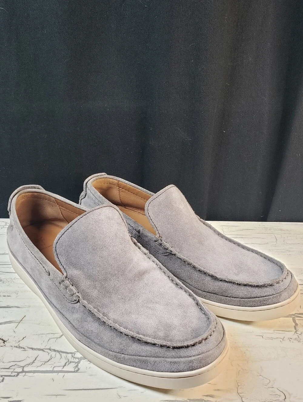 Frye Deck Venetian Slip-On Casual  Loafer in Gray - Men's size 13